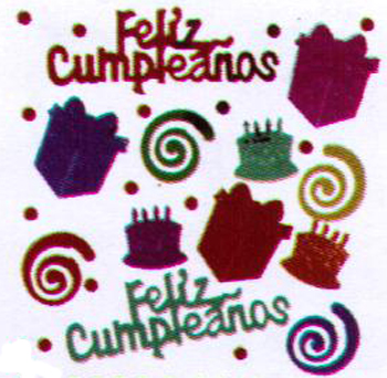 Birthday Blast Espanol Multishape Confetti